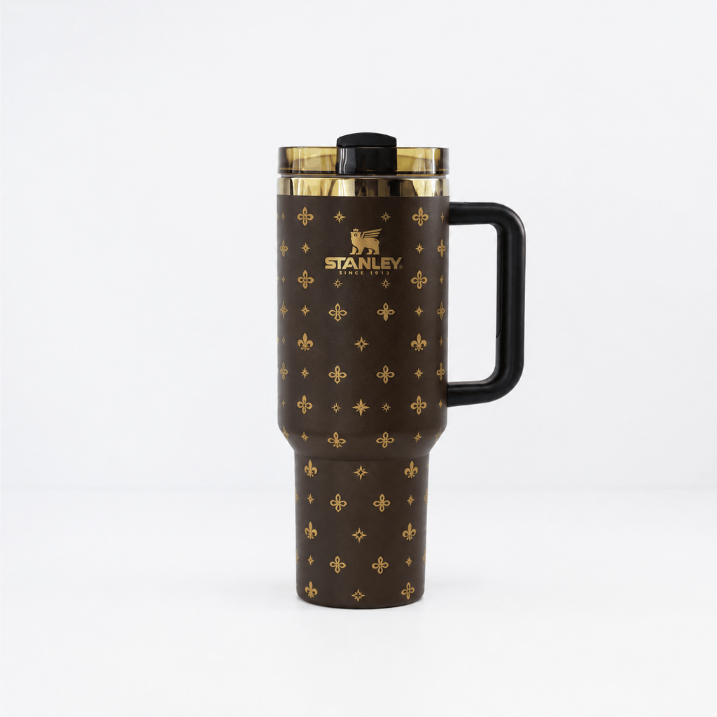 Noir Fleur Golden Tumbler