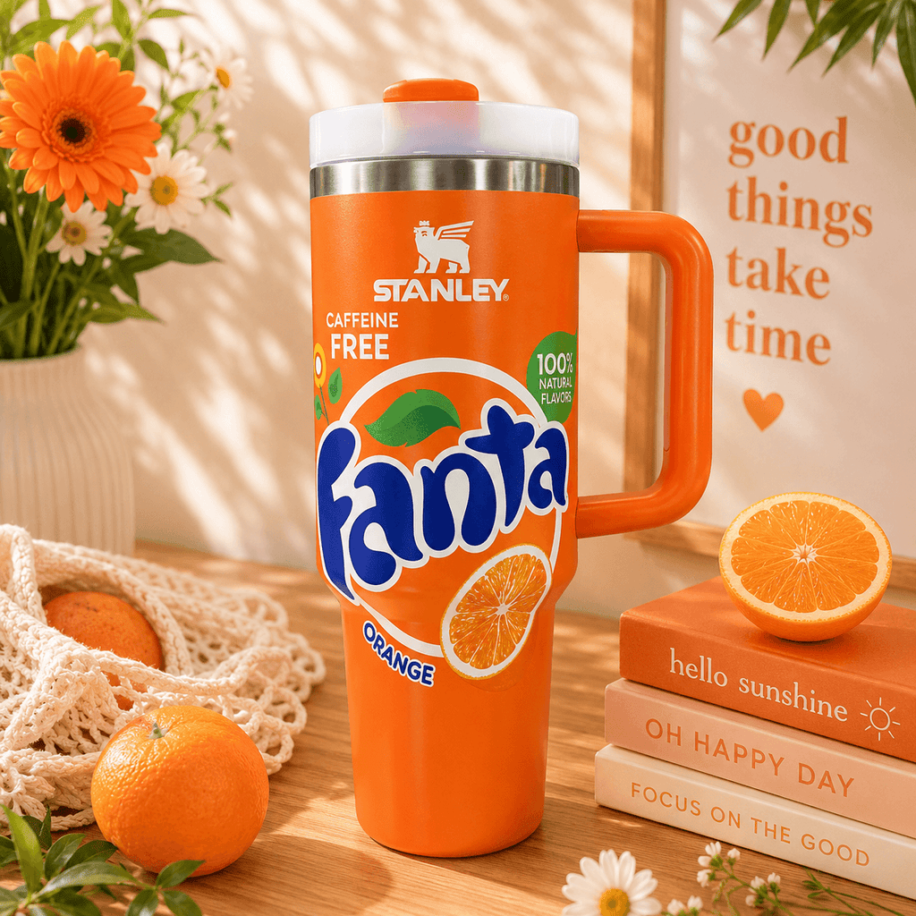 Stanley Fanta Orange 40oz Insulated Tumbler