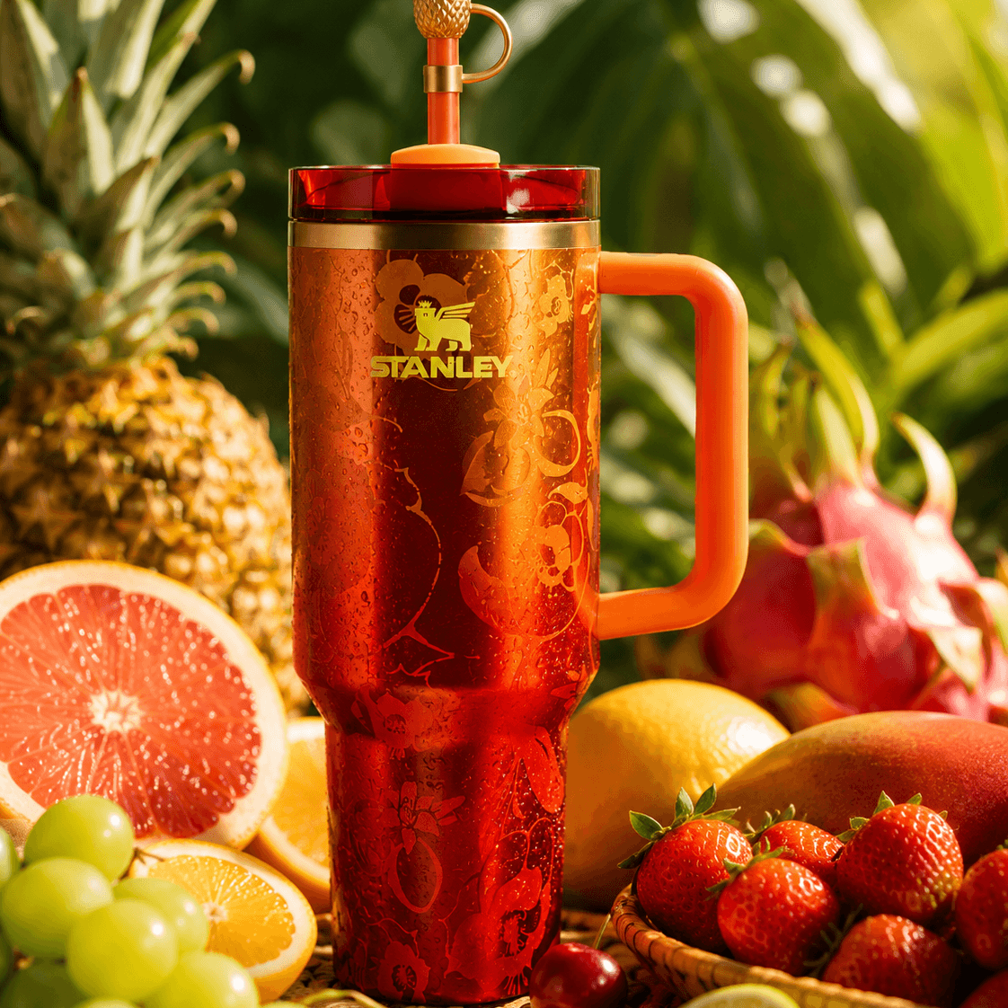 Stanley x Karol G 40oz Quencher Tumbler with Handle and Straw