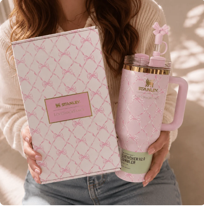 Stanley Pink Luxe Tumbler 40oz freeshipping
